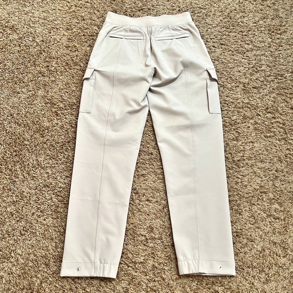 Athleta Cream Endless Cargo High Rise Jogger Pants - Picture 3 of 9